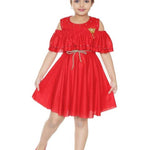 Classy Red Imported Dress For Girls