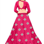 RamKrupa Creation   Embroidered Semi Stitched Lehenga Choli  (Pink)
