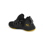 Men's Stylish and Trendy Black Solid Fabric Casual Sports Shoes