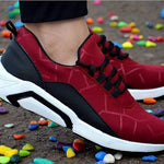 Men's Stylish and Trendy Maroon Solid Sports Shoes