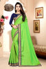 Attractive Art Silk Embroidered Saree with Blouse piece