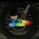 Stylish and Trendy Self Design Synthetic Sports Shoes