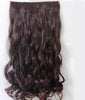 5 Clips Based 24 inch Curly/Wavy Synthetic Brown  Hair Extension /Hair Wig/ Articial Hair Extendion Pack of 1