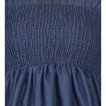 Elegant Denim Blue Casual Top For Women