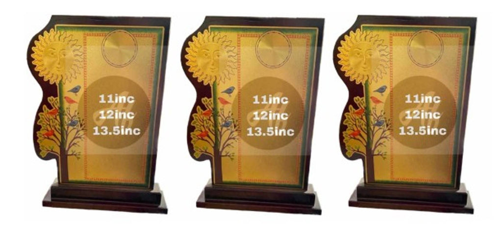 Sun Decorative Trophy(Pack Of 3)