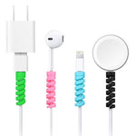 Spiral Charger Cable Protector Data Cable Saver Charging Cord Protective Cable Cover (4 Pieces)