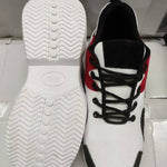 Men's Stylish and Trendy White Printed Mesh sport shoes