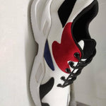 Men's Stylish and Trendy White Printed Mesh sport shoes