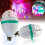 360 Degree LED Crystal Rotating Bulb Magic Disco LED Light, LED Rotating Bulb Light Lamp for Party/Home/Diwali Decoration