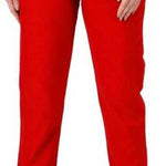 Stylish Cotton Flex Solid Straight Pant For Women