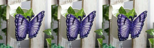Premium Iron Butterfly White Planters ( Set Of 3 Pieces )