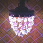 LED Jhumar Decorative Bulb Rainbow Light (White, Small)