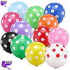 50Pieces Multicolor Polka Latex Balloons Decoration Celebration for Happy Birthday Anniversary Baby Shower Congrats Festival
