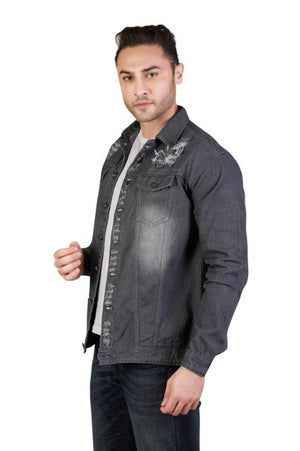 ARBIA FANKI Men Boys Full Sleeve Denim Jacket