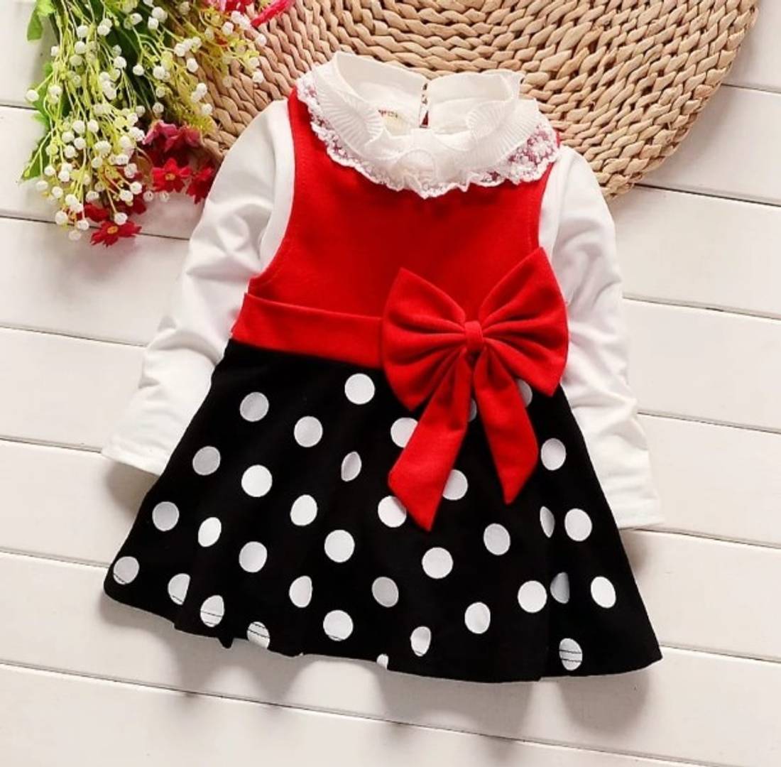 Stylish Beautiful Imported Fabric Frock For Girls