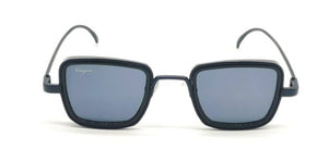 Black Polycarbonate Square Sunglasses For Men's