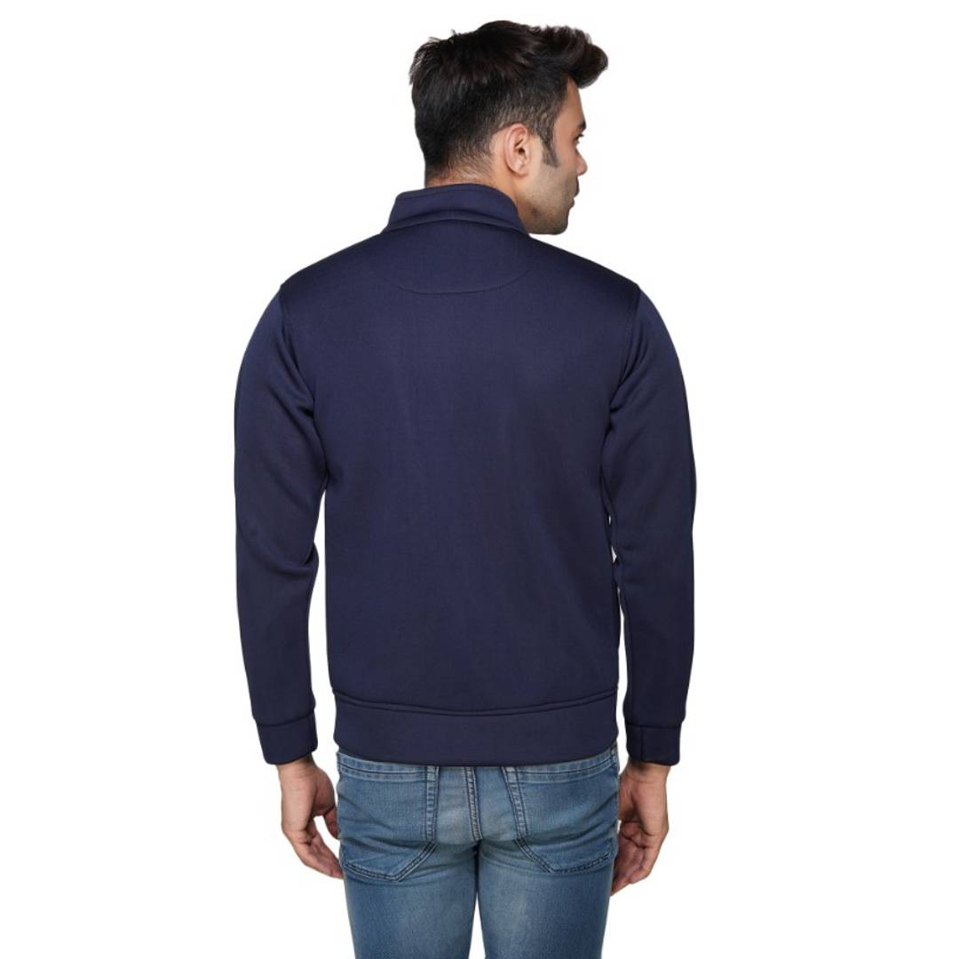 Stylish lycra Blue Stretchable Sporty Jacket For Men