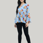 Gladly Women's Printed beautifull Tops for women and Girls