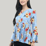 Gladly Women's Printed beautifull Tops for women and Girls