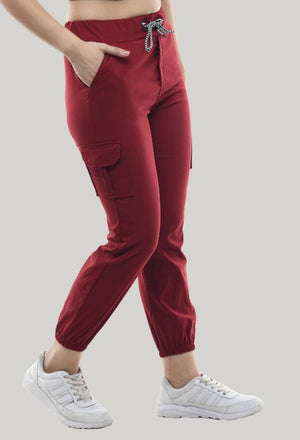 Gladly Women's Solid beautifull Jogger Trousers for women and Girls