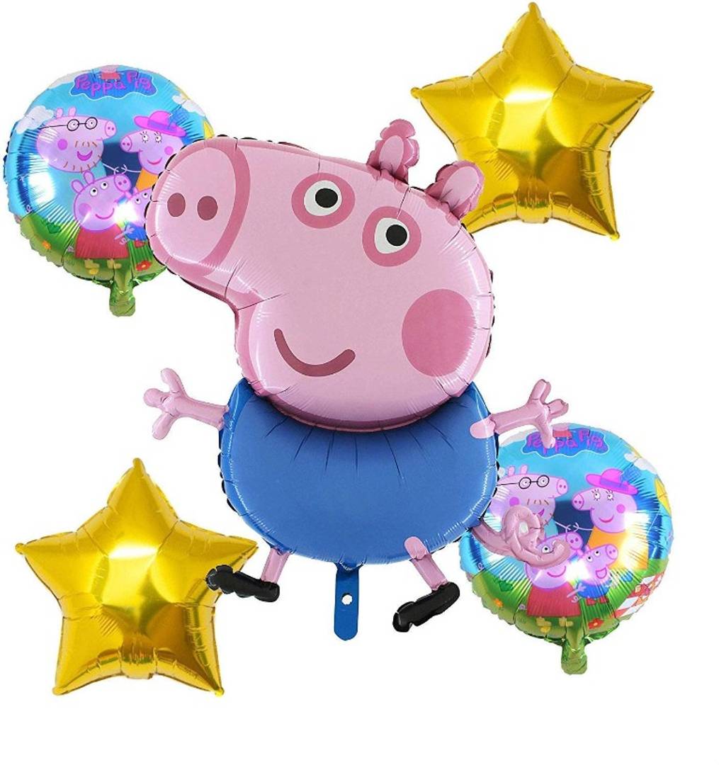 Peppa theme foil balloon