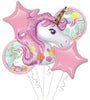 Unicorn theme foil balloon