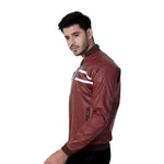 Trendy Leather Solid Jacket For Men