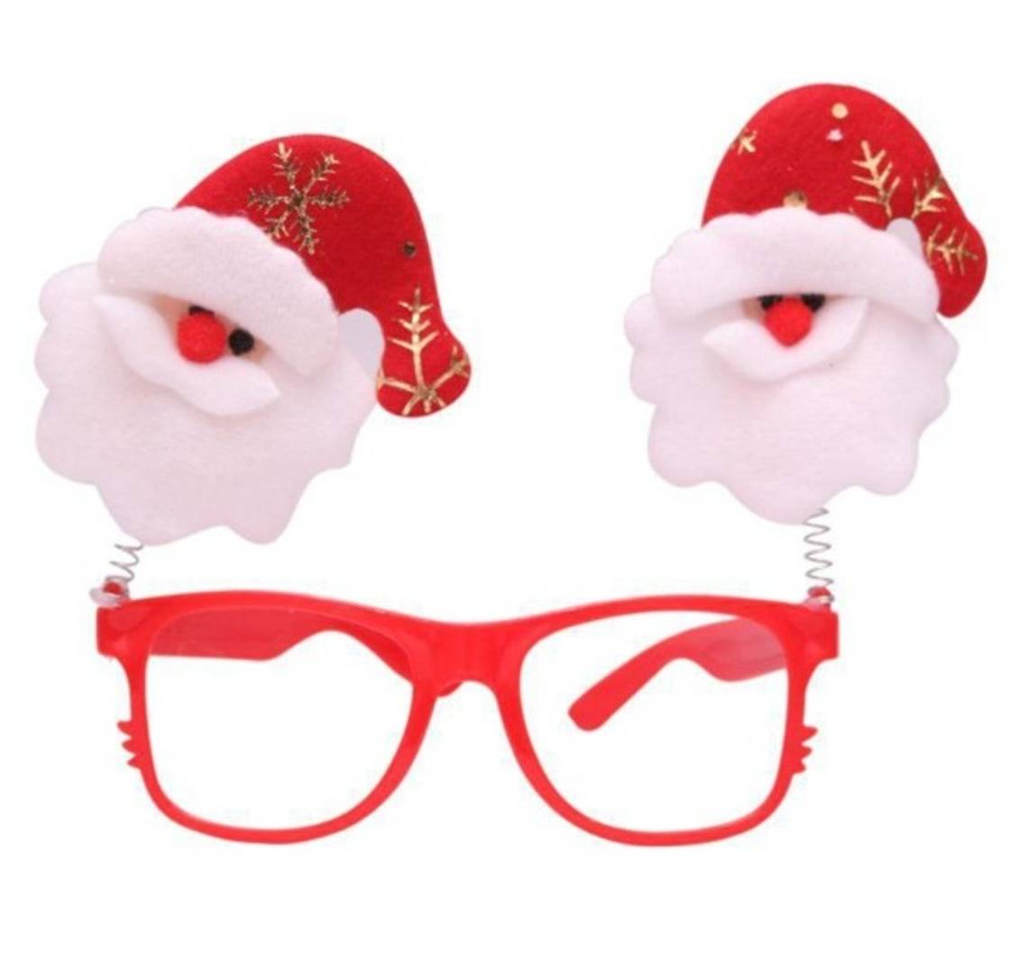 Christmas Decoration Items - Santa Claus Goggle - Pack of 2