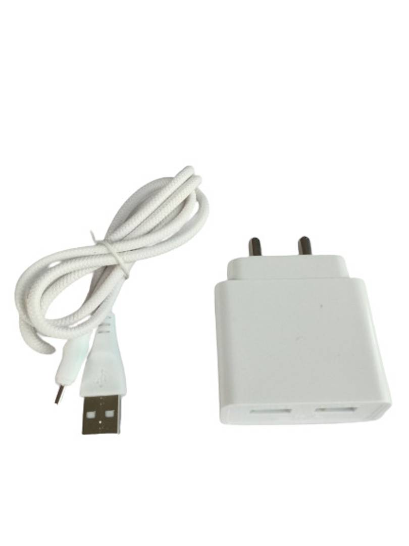 VIP 2 Port Power Charger 2.5 amp Android Charger - White