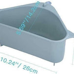 Kitchen Sink- Triangular Multifunctional Drain Shelf Sink Corner Tray (Pack of 1)