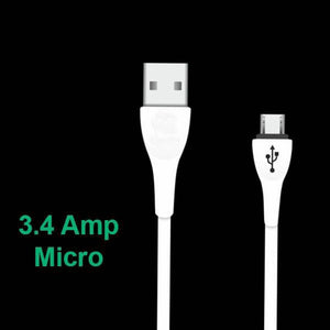 Super Fast Charging 3.4 Amp Micro USB Data and Charging Cable