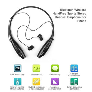 Wireless Neckband Bluetooth Earphone Headset