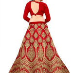Latest Attractive Velvet Embroidered Semi Stitched Lehenga Choli