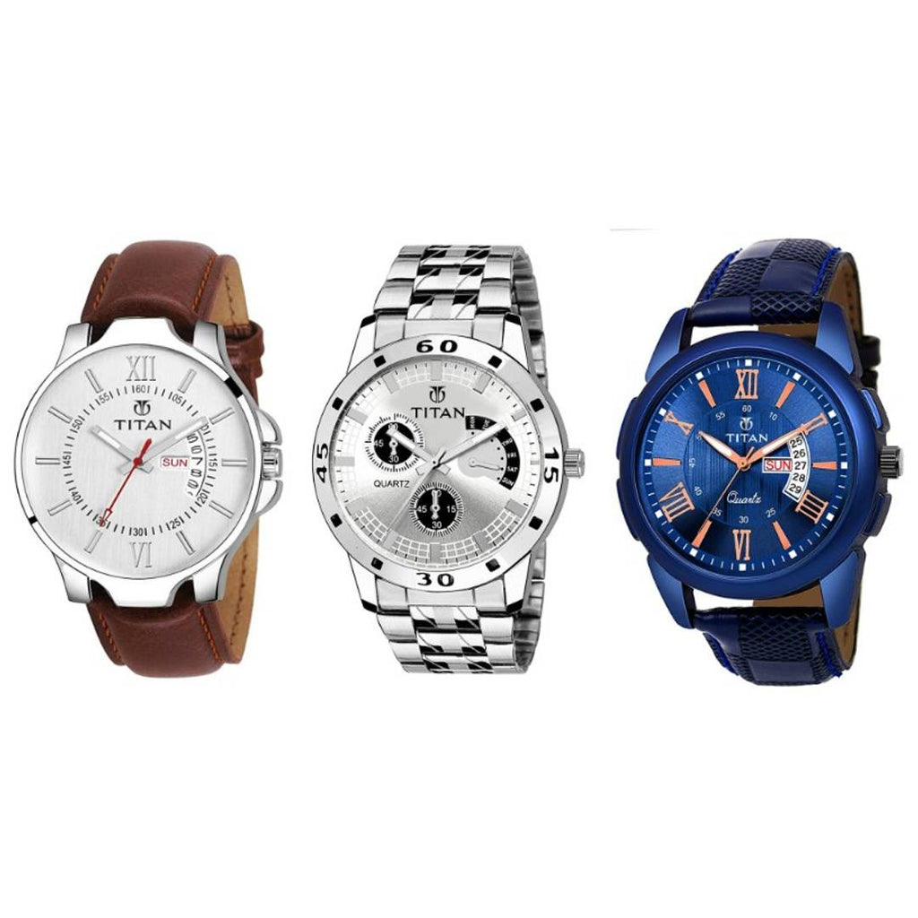 Limited Edition Watch for Men Pack Of 3