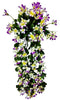 Artificial Hanging Orchid Flowers Contrast Bush (Multicolour, 1 Piece)