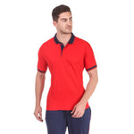 Multicoloured Polyester T-Shirt & Trackpant Set