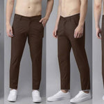 fashlook coffee casual pant for men