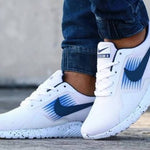 Ultra Lite Stylish & Elegant White Mesh Sports Shoes