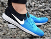 Ultra Lite Blue Flyknit Sports Shoes For Men