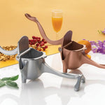 Aluminum Hand Juicer Aluminum Manual Fruit Juicer Hand juicer, Fruit juicer Manual juicer Instant juicer Orange juicer, Steel Handle Juicer | Manual Lemon Juicer  (Silver)