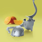 Aluminum Hand Juicer Aluminum Manual Fruit Juicer Hand juicer, Fruit juicer Manual juicer Instant juicer Orange juicer, Steel Handle Juicer | Manual Lemon Juicer  (Silver)