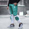 Green And White Multi Pocket Pant