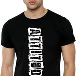 Attitude Cotton Round Neck T-Shirt for Men