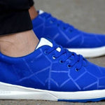 Men's Blue Self Design Sports Jogging Shoes