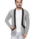 Stylish Full Sleeve Grey Shrug For Men