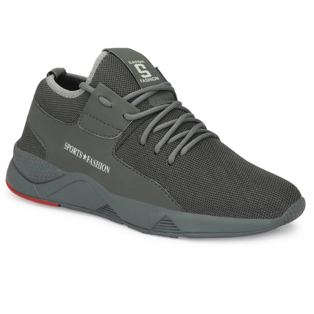 Grey Trending Sports Shoes For Outdoor Exercises & Games