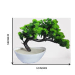 Artificial Potted Green Wild Tree Bonsai