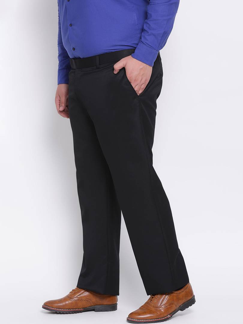 Buy INSPIRE Men Beige Solid Polyester Formal Trouser - 36 Online at Best  Prices in India - JioMart.
