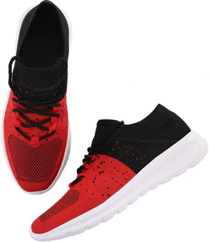 Men's Stylish and Trendy Multicoloured Colourblocked Mesh Casual Sneakers