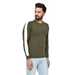 Men's Multicoloured Cotton Self Pattern Round Neck Tees (Pack of 2)